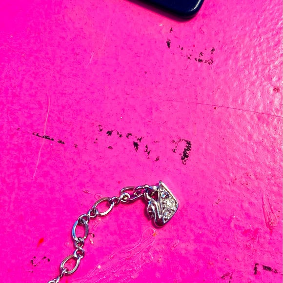 Swarovski pave paperclip necklace - Picture 9 of 13